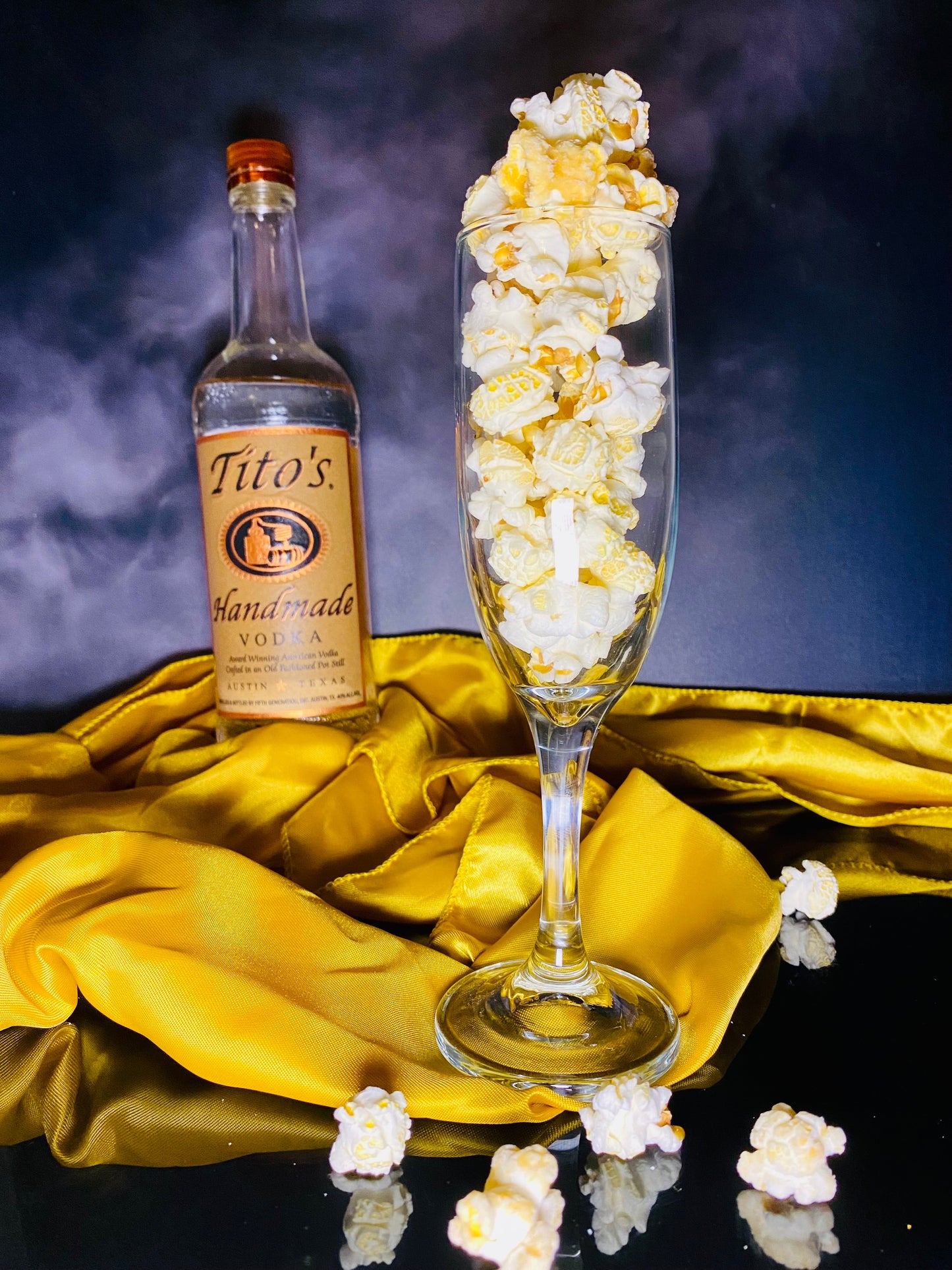 Tito’s Cheesecake Popcorn