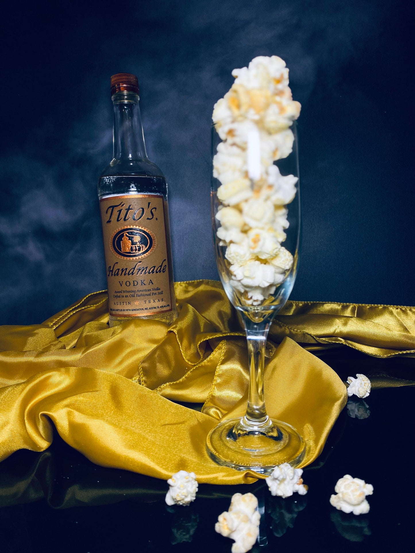 Tito’s Cheesecake Popcorn