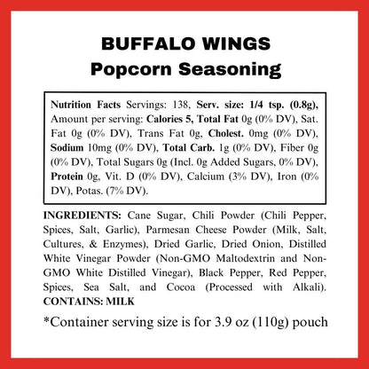 Buffalo Wings Popcorn Seasoning