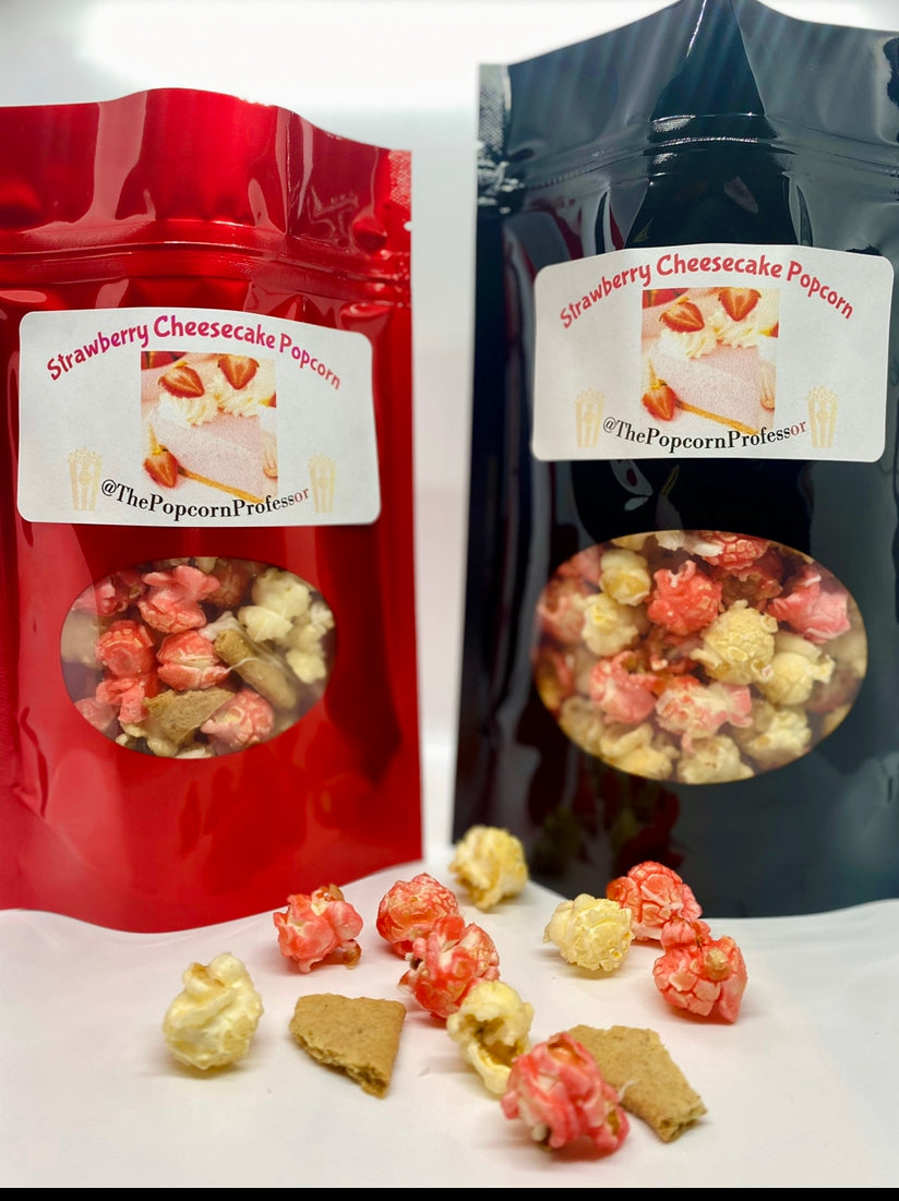 Strawberry Cheesecake Popcorn (Written Tutorial)