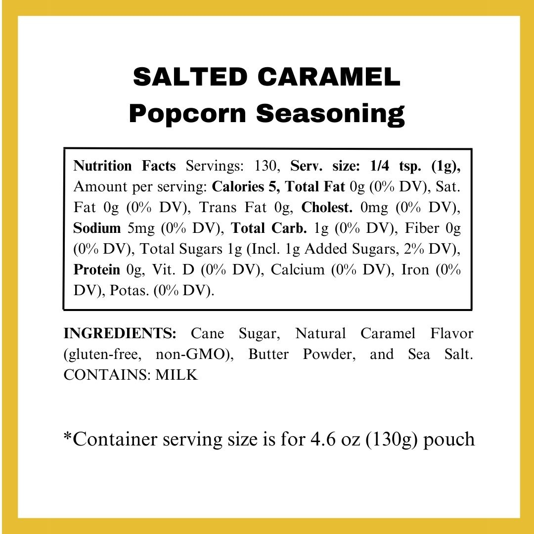 Salted Caramel Popcorn Seasoning